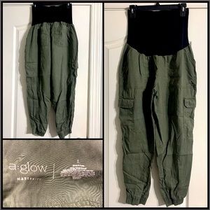 a:glow Maternity Dress Joggers || Large